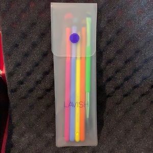 5 piece lavish neon eye brush collection boxycharm